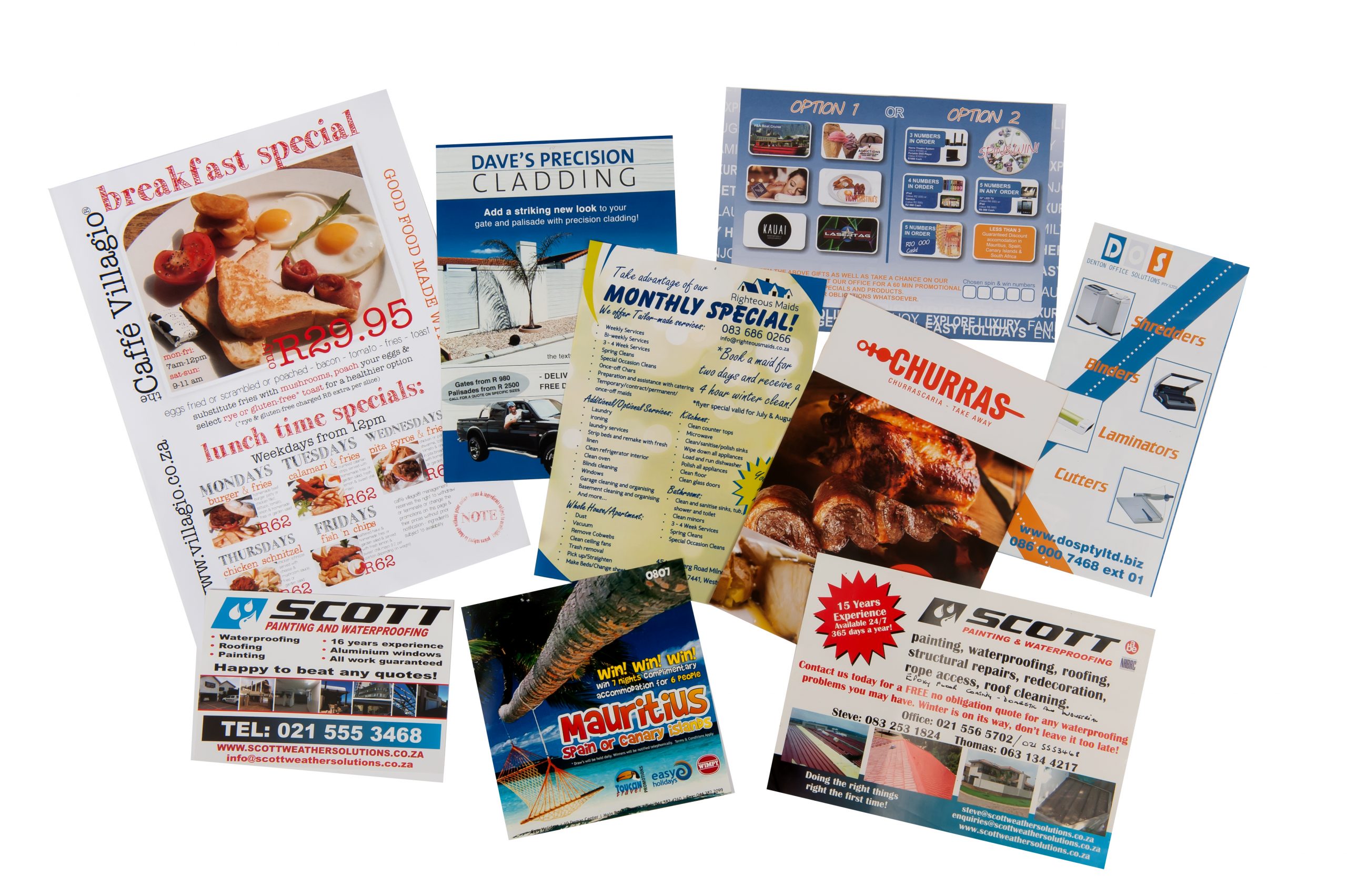Leaflets Printed 130gsm Gloss 1000 A7 Full Colour Single Sided Flyers