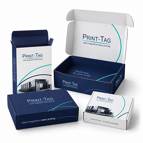 Custom printed boxes for branded packaging by Print-Tag in Cape Town