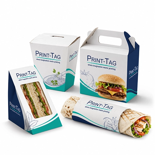 Food packaging for takeaways, cafés and restaurants by Print-Tag